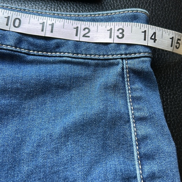 Free People We The Free Just Float On Flare Jeans Blue Western Rodeo Sz 28 - Picture 12 of 13